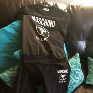 moschino milano sweatsuit
